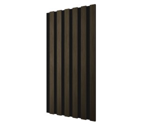 Комплект акуст.панелей, черный войлок, 600х300х19мм, рейки ЭКОПОЛИМЕР, шампань/2шт.