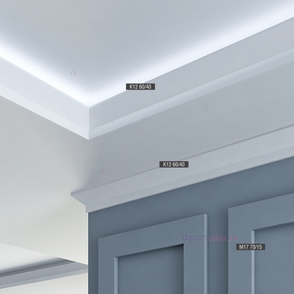 Карниз Bello-Deco XPS К 12 (60х40)