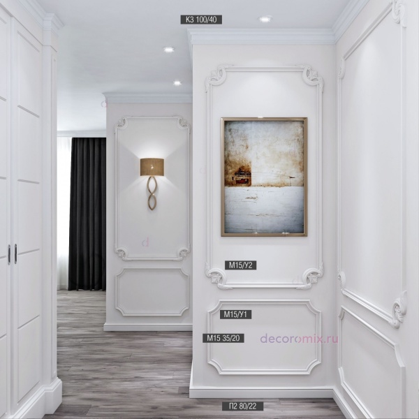 Карниз Bello-Deco XPS К 3 (100х40)